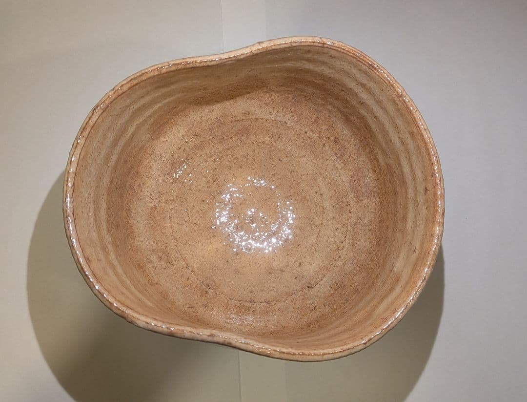 『大野瑞峰』萩焼　沓茶碗　茶道具　共箱　瑞峰窯