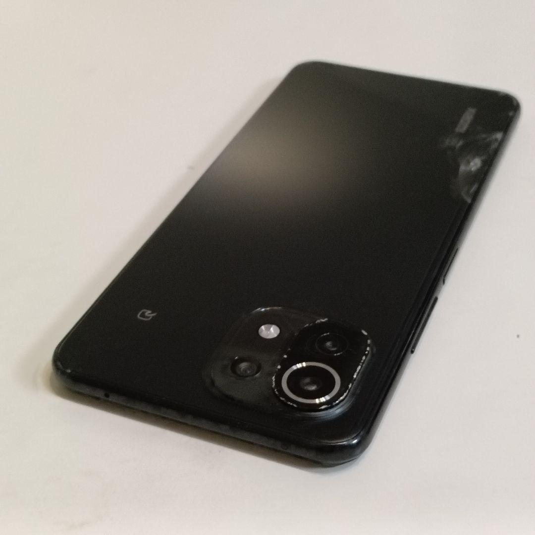 Xiaomi Mi 11 Lite 5G ブラック MIUI 14 【背面割れ】