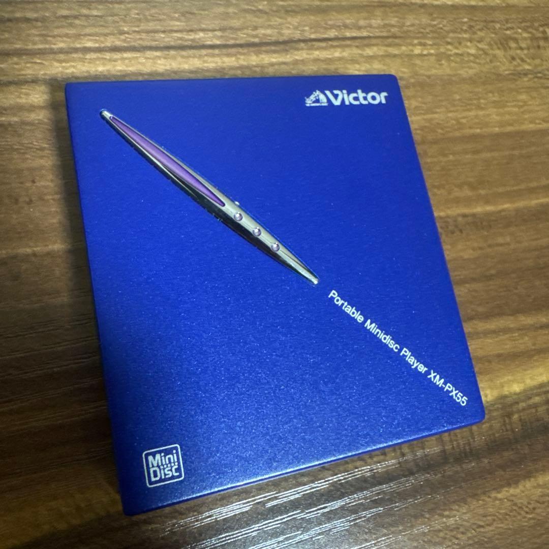 Victor ポータブルMDプレーヤー XM-PX55-A ジャンク品