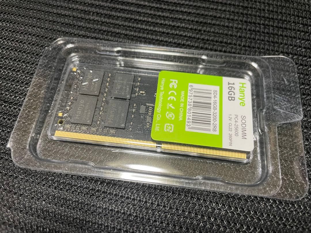 メモリー Hanye PC4-25600 16GB 1.2V CL22 DDR4