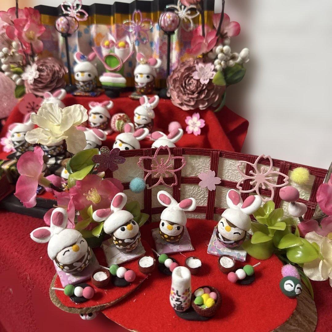 どんぐりアート♡お雛様オブジェ＆お雛祭りオブジェ♡