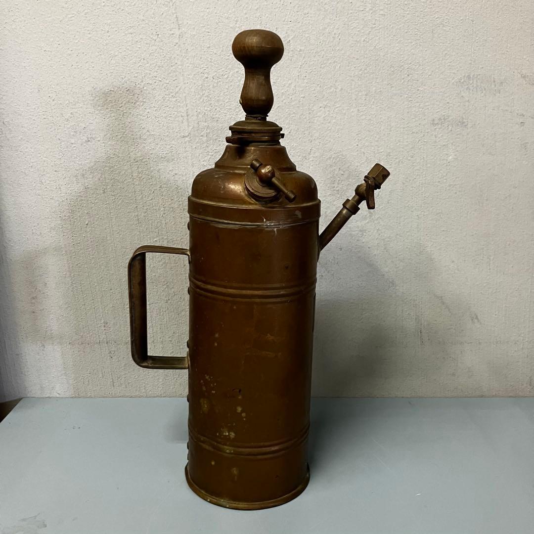 丸山式一升手動噴霧器　初期ロゴ　日本製　ヴィンテージ　昭和レトロ　インテリア