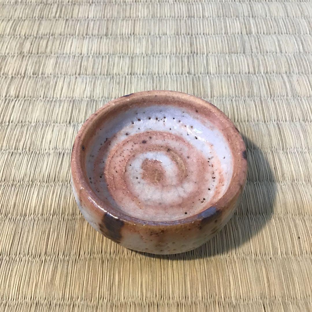 茶道具　香合　志野香合　奥磯栄麓作　共箱　S30KG