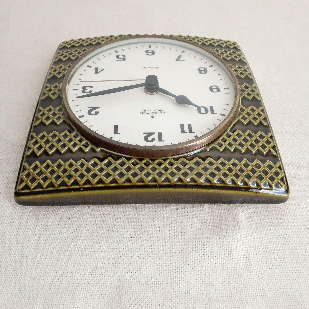 Junghans／ユンハンス 掛時計／ 陶器製／1970年代／ドイツヴィンテージ