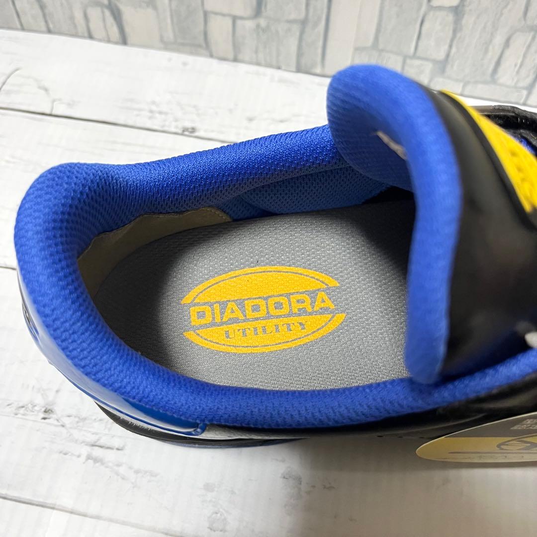 DIADORA ユーティリティー安全靴 ブラック/ホワイト ベルクロ　販売終了品