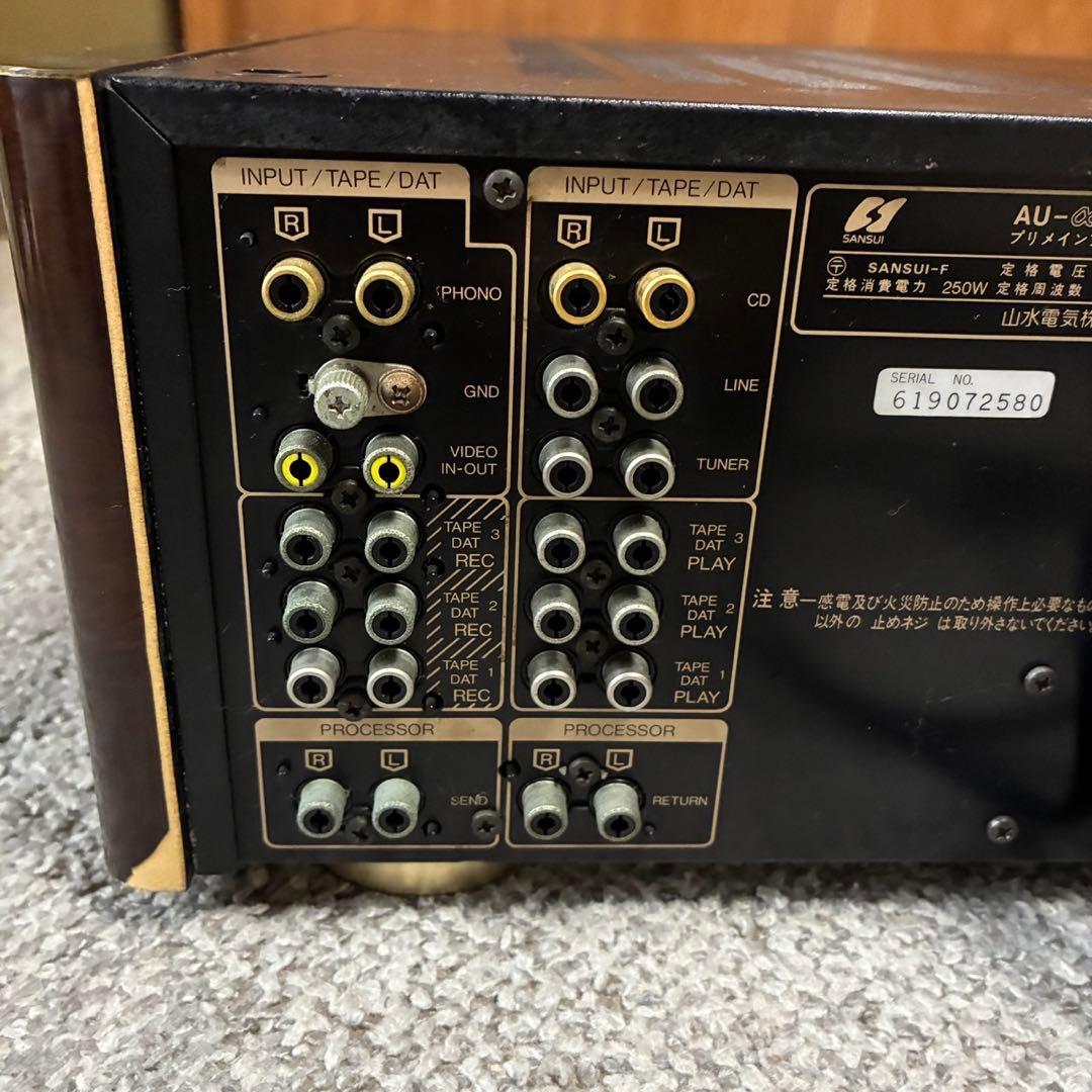 【通電確認OK】SANSUI 山水 サンスイ AU-α999DGプリメインアンプ