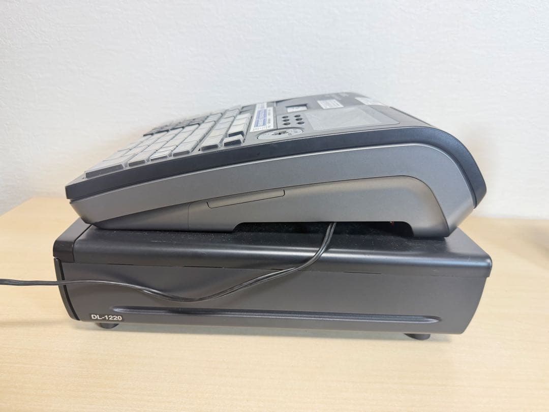 【動作OK】カシオ 電子レジスター TE-2500 鍵付き ネットレジ 事務