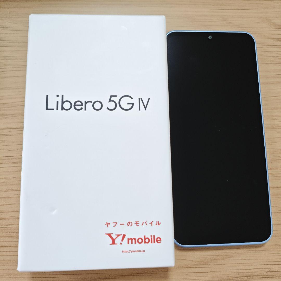 Libero 5G IV ブルー Y!mobile + ケース