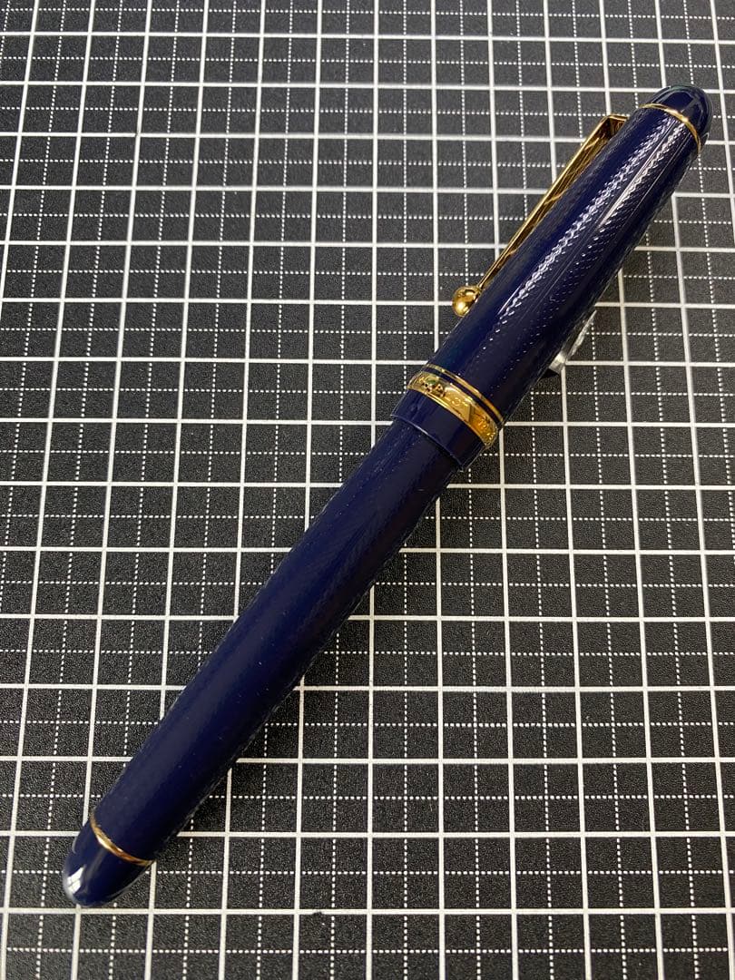 PILOT CUSTOM74 Dark-Blue 網目　万年筆　字幅F