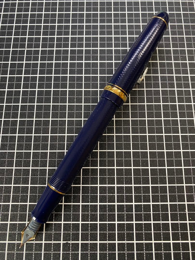 PILOT CUSTOM74 Dark-Blue 網目　万年筆　字幅F