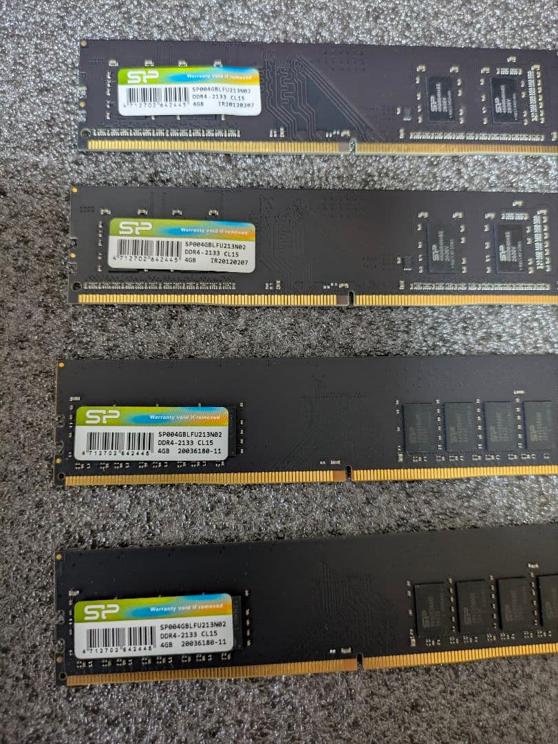 あ*様 SP DDR4 16GB （4GB×4） 2400MHz