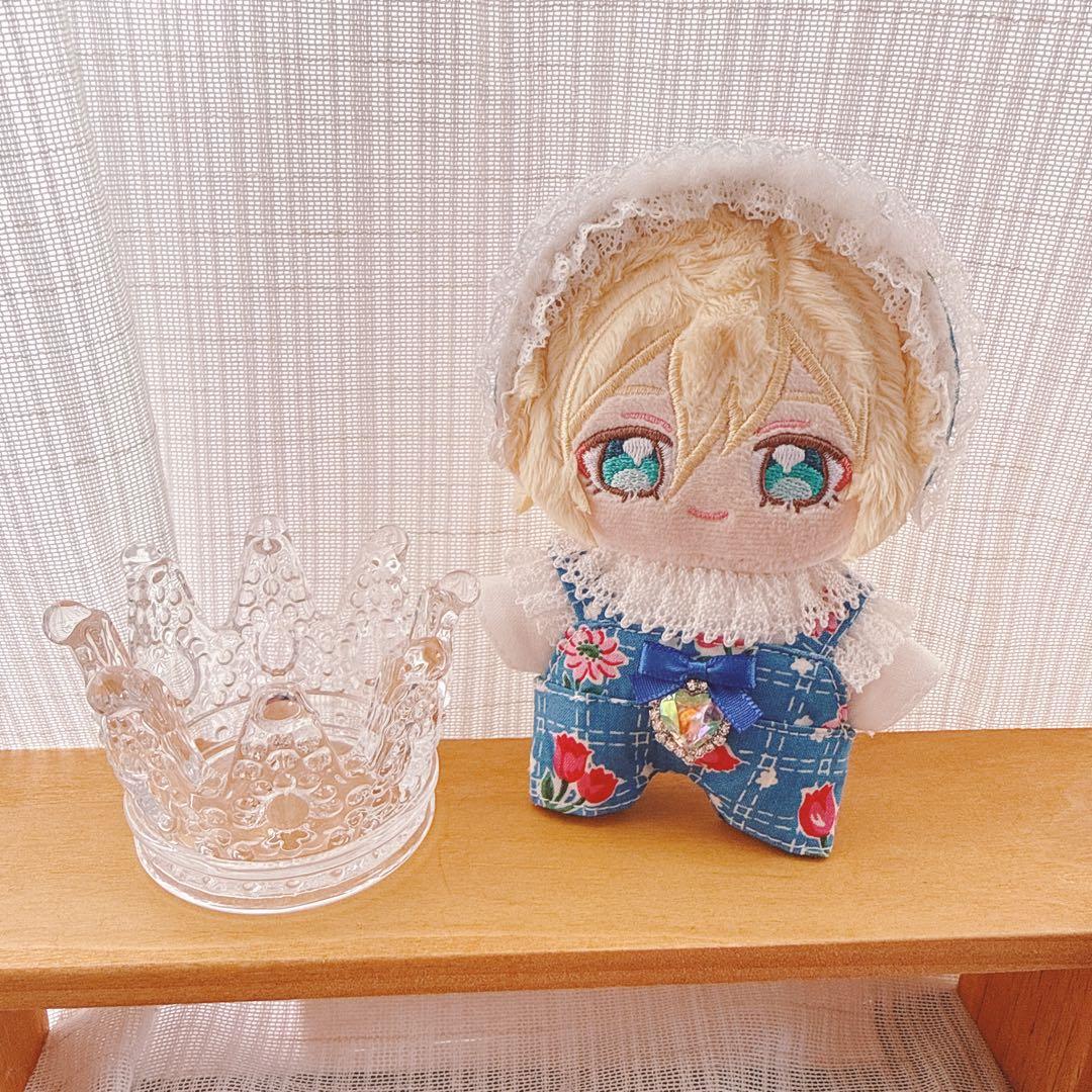 いつぬいサイズ☆ブルー×チューリップ柄♡3点set☆あんスタぬい服