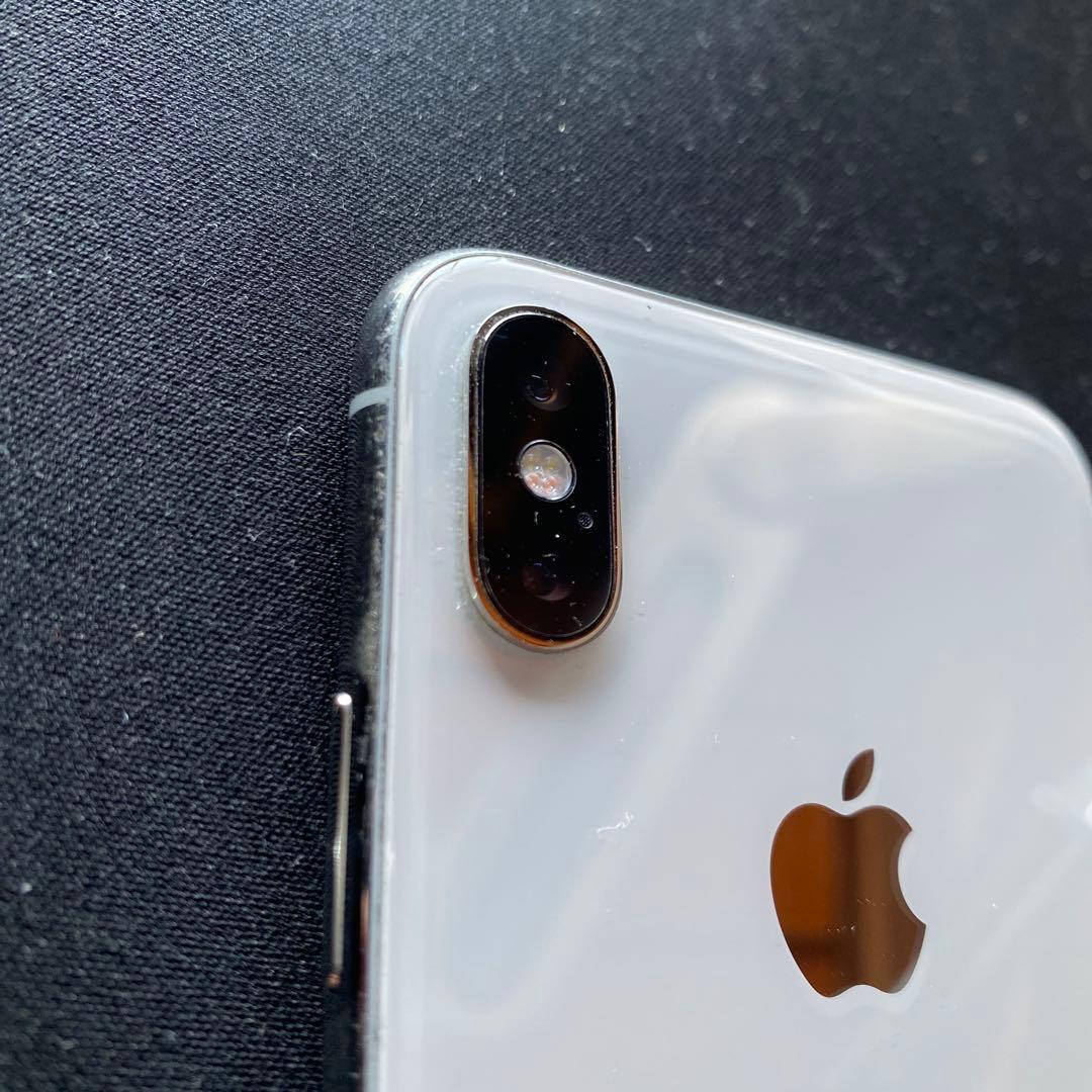 iPhoneX 64GB ドコモ バッテリー68% ガラスフィルム　動作不良無し