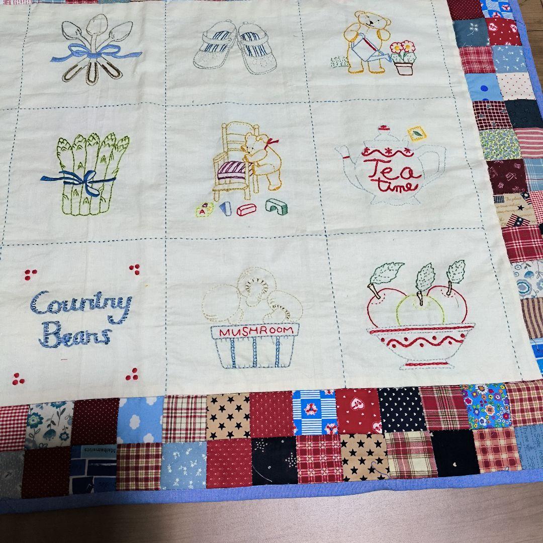 ホビーラホビーレ刺繍、パッチワークタペストリー完成品