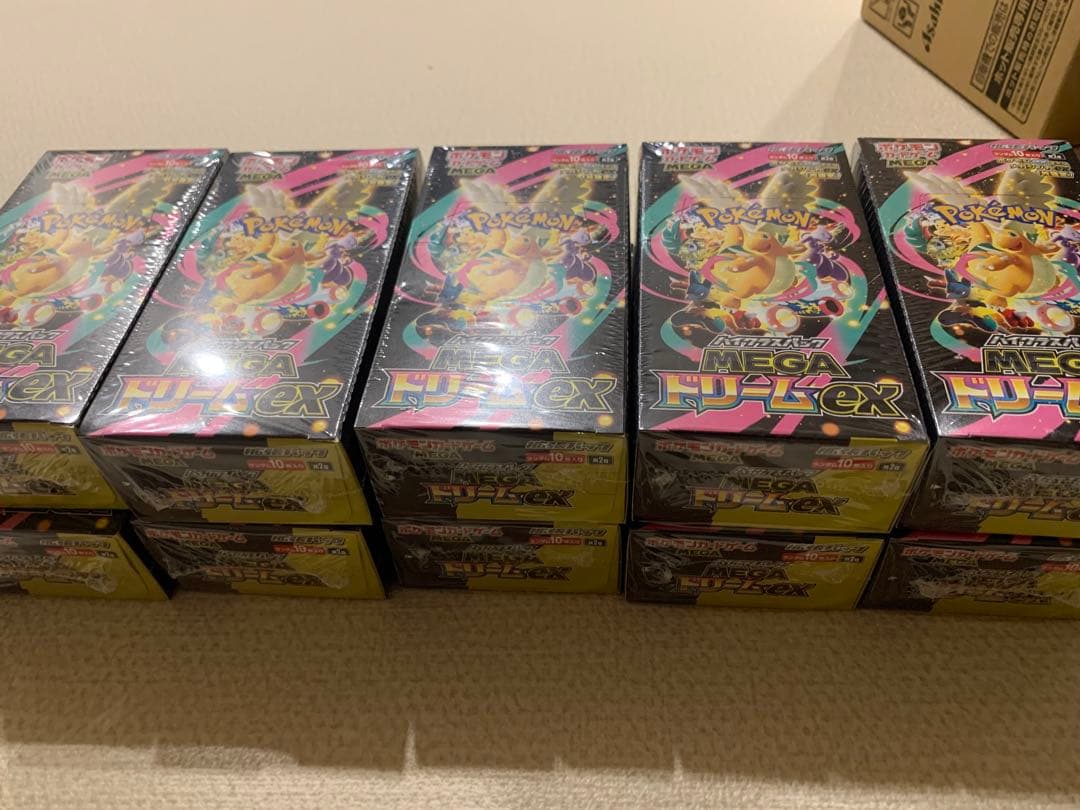 ゆ*き様 ポケモンカード MEGA ドリームex シュリンク付き　10BOX