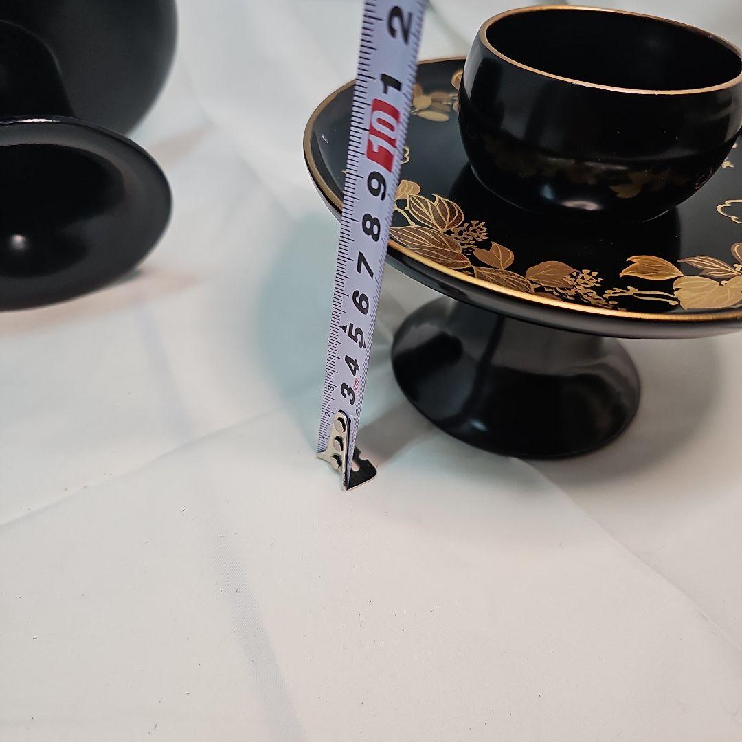 金蒔絵 高茶臺２客組