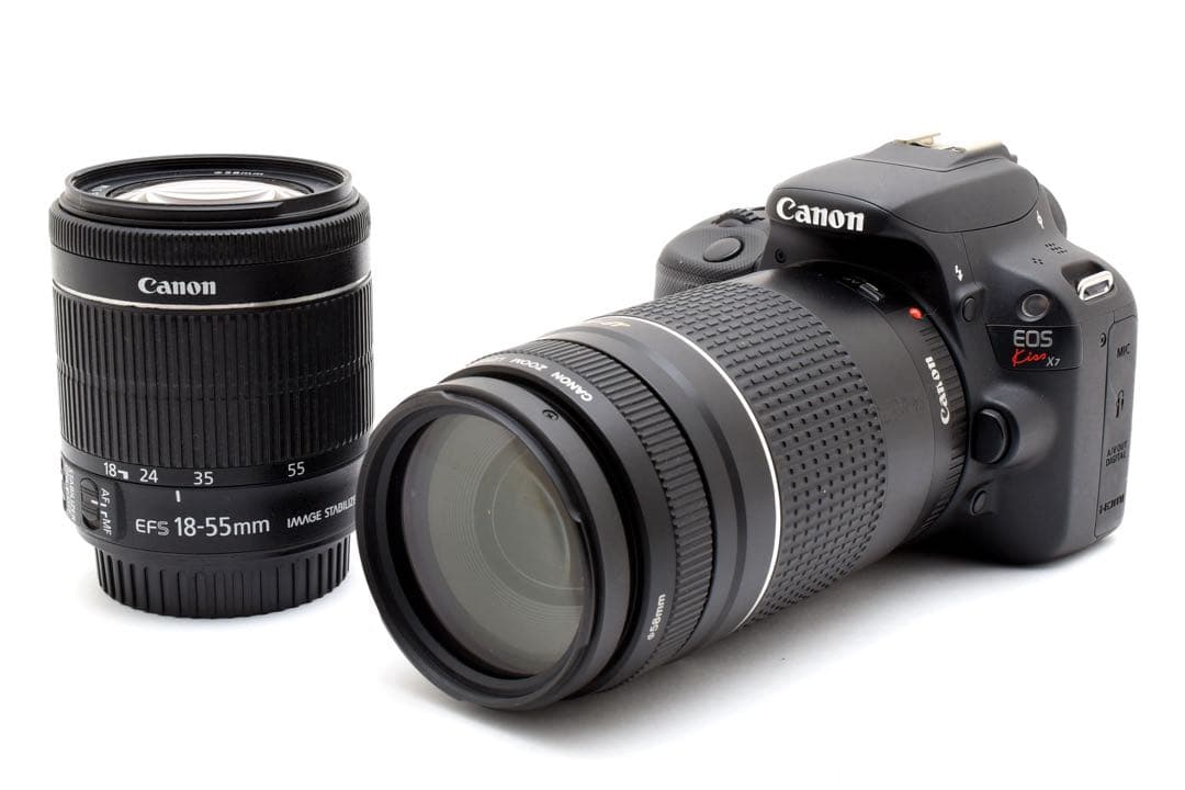 Canon EOS Kiss X7 標準&望遠ダブルレンズセット