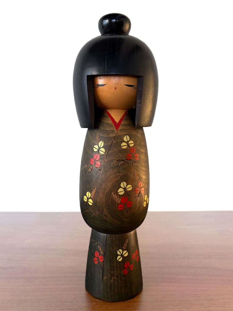 岸 貞男 Sadao 創作 こけし kokeshi 人形 doll レトロ