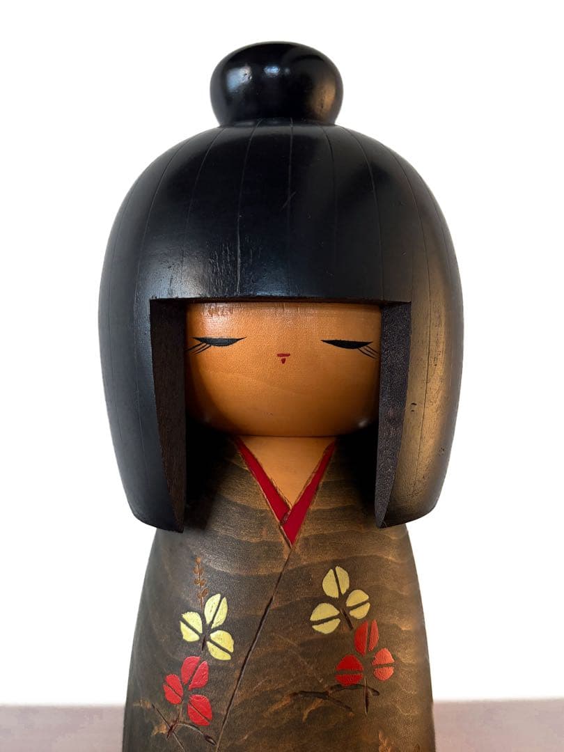 岸 貞男 Sadao 創作 こけし kokeshi 人形 doll レトロ
