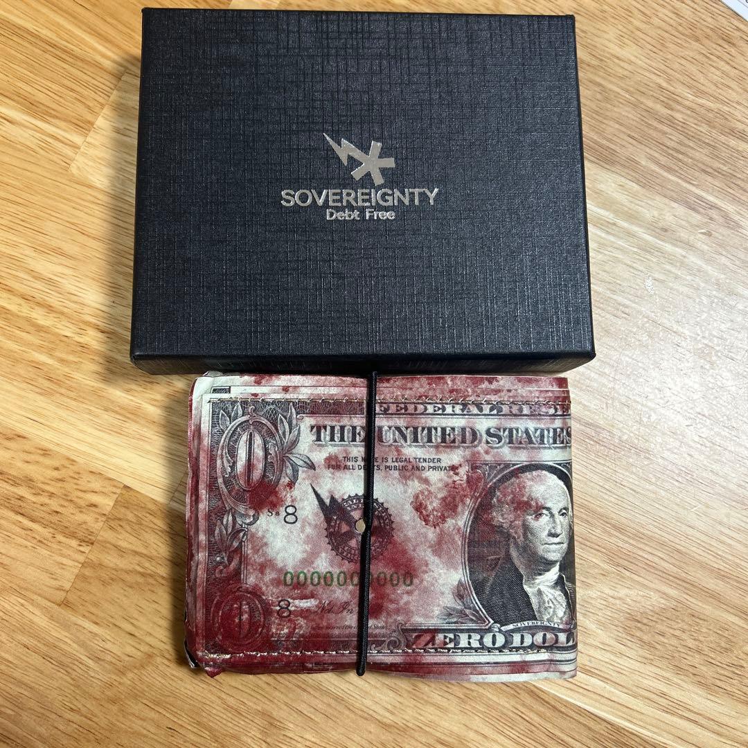 Sovereignty ミニ財布 アメリカ紙幣デザイン