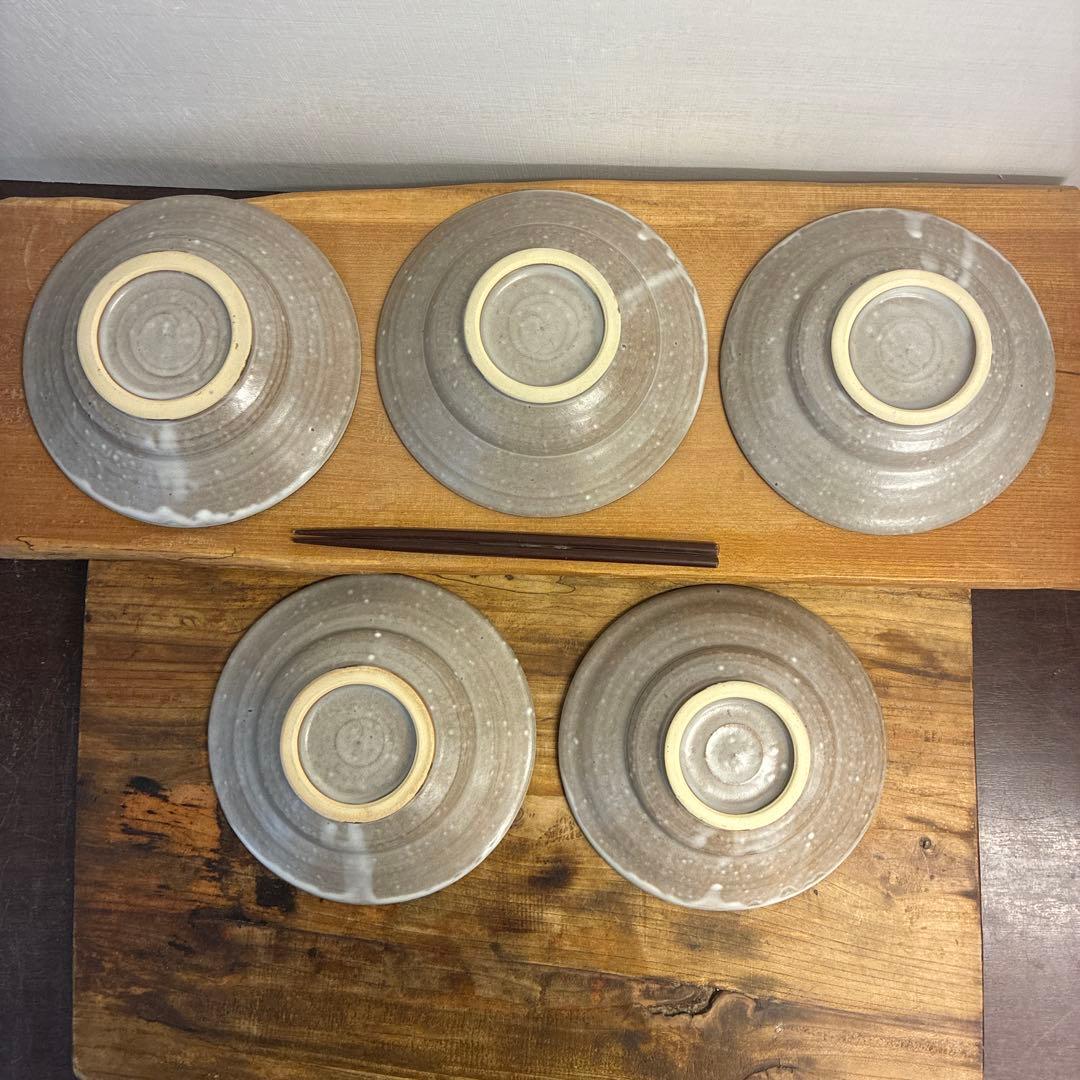 新品　陶器　陶芸作家　浅鉢5個　660