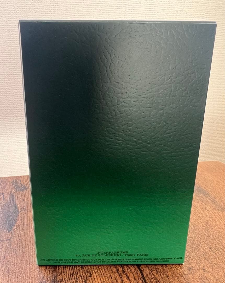 香水(男性用) Coach Green 100ML (Eau De Toilette)