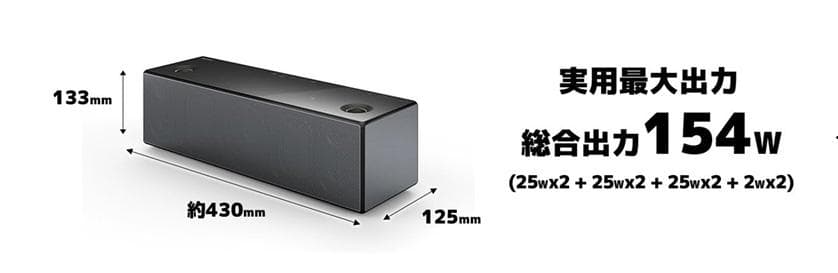 ソニーワイヤレススピーカー SRS-X99