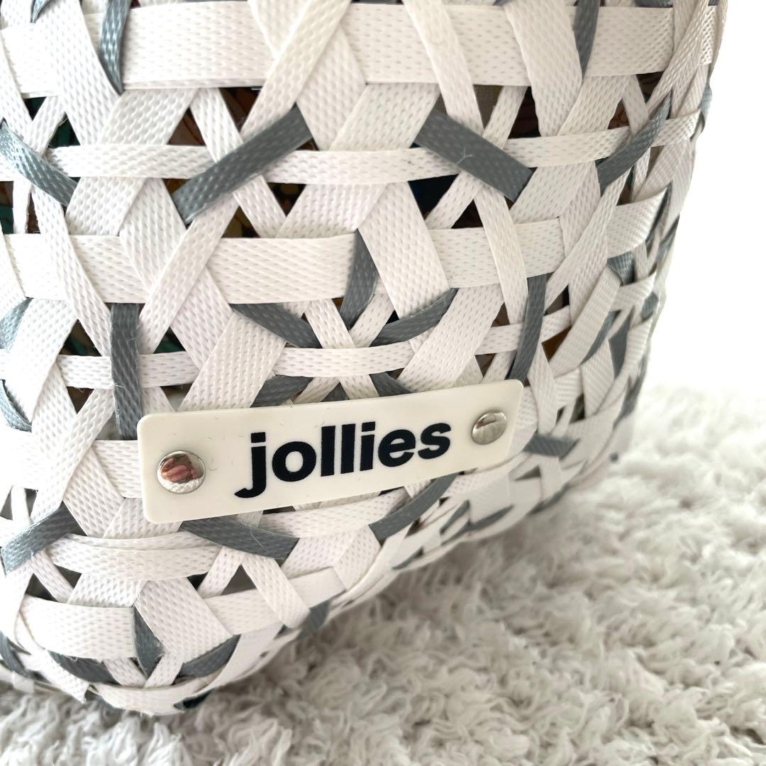 ジョリーズ　jollies カゴバック M　ホワイト