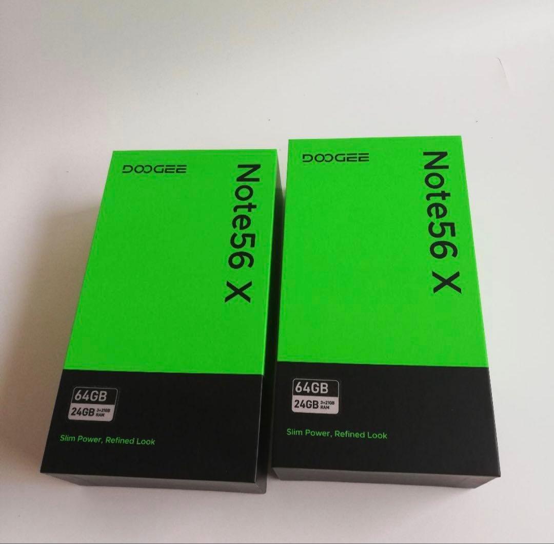 アンドロイドスマホ　DOOGEE Note56X Android16 2台