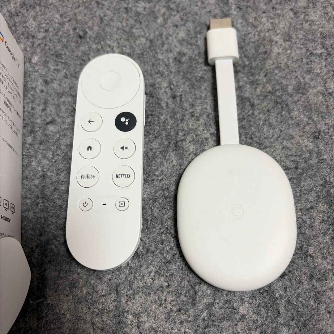Chromecast with Google TV 4K ホワイト