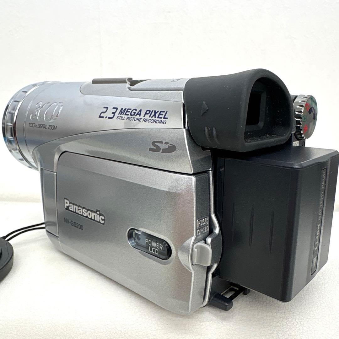 Panasonic NV-GS200K-S デジタルビデオカメラ 美品