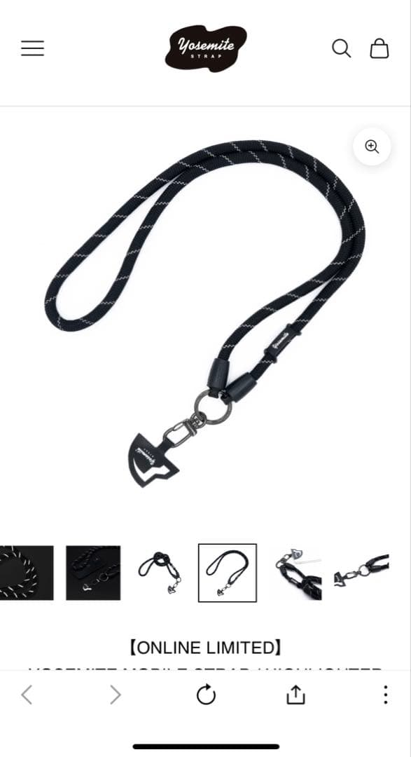 スマホアクセサリー YOSEMITE MOBILE STRAP HIGHLIGHTER