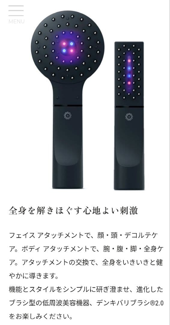 新品未使用品　デンキバリブラシ 2.0 ＋BODY