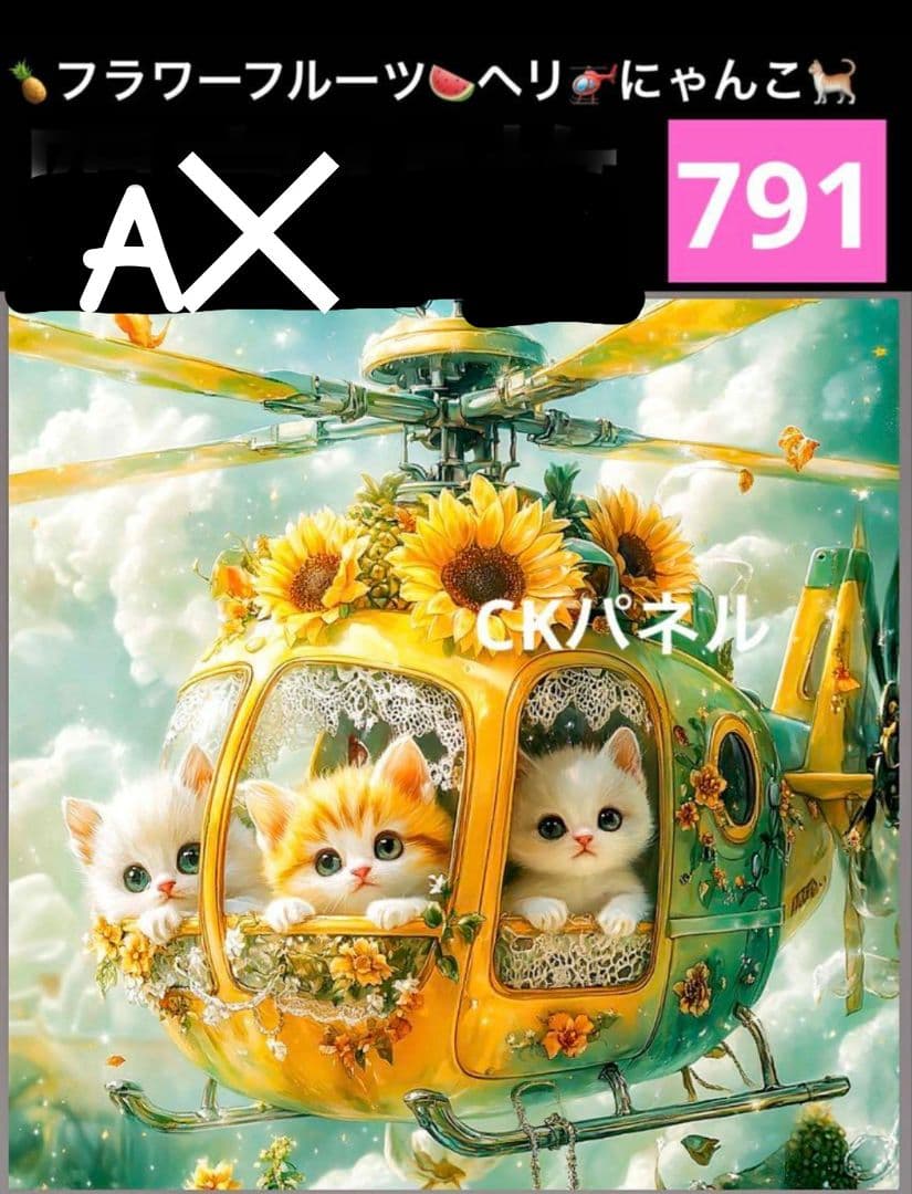 オーダーページ　猫　ヘリコプター　にゃんこ　4/1