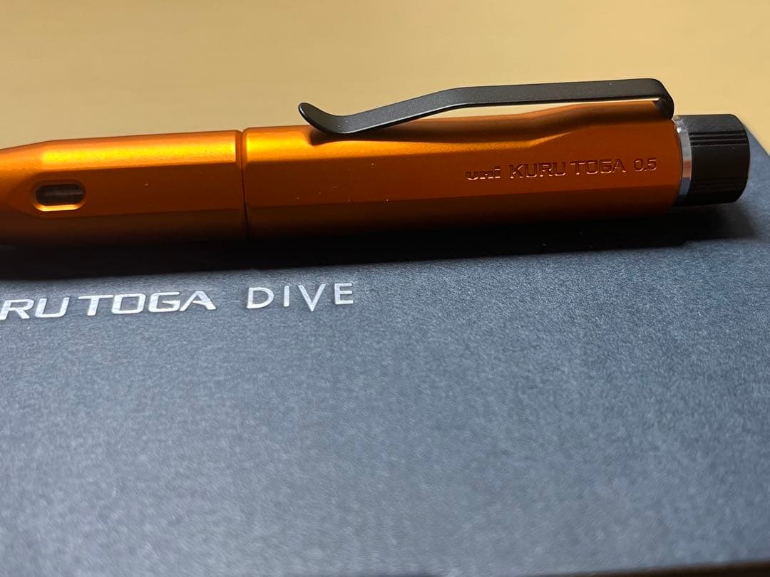 [最安値]KURUTOGA DIVE オレンジ 0.5mm シャープペンシル