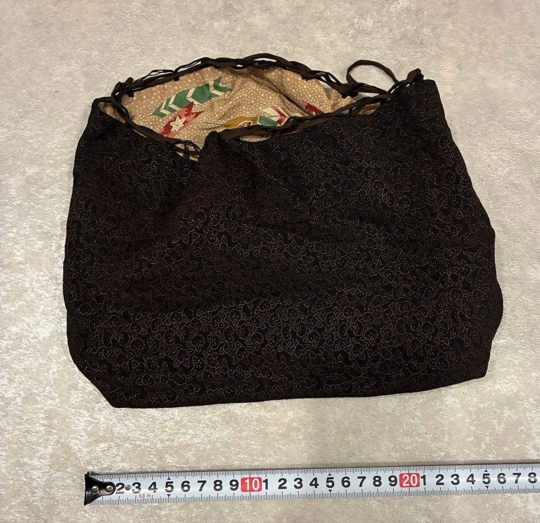 仕覆　巾着　漆　茶道具