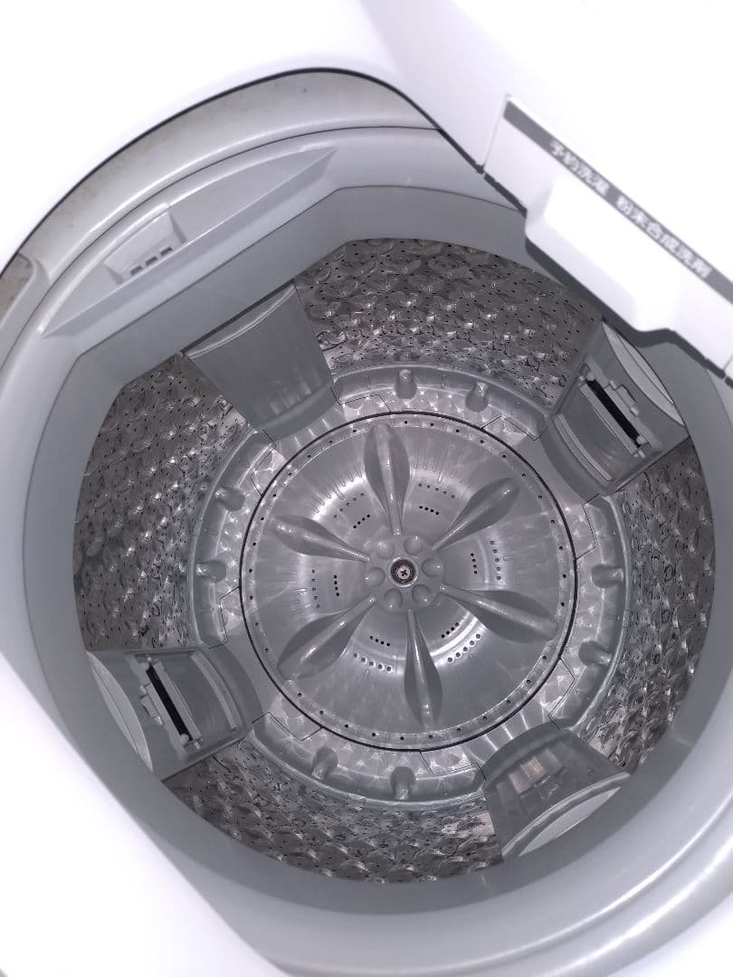 STAINLESS DRUM 縦型洗濯機 4.5kg（丸4年使用だが清潔です）