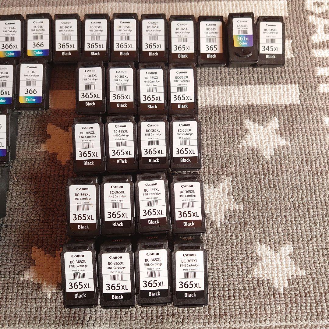 キャノン 純正使用済みインク BC-365XL BC-366XL 他 39個
