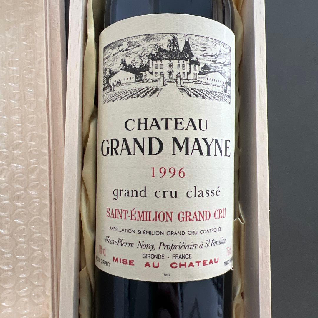 CHATEAU GRAND MAYNE 1996 赤ワイン 木箱入り