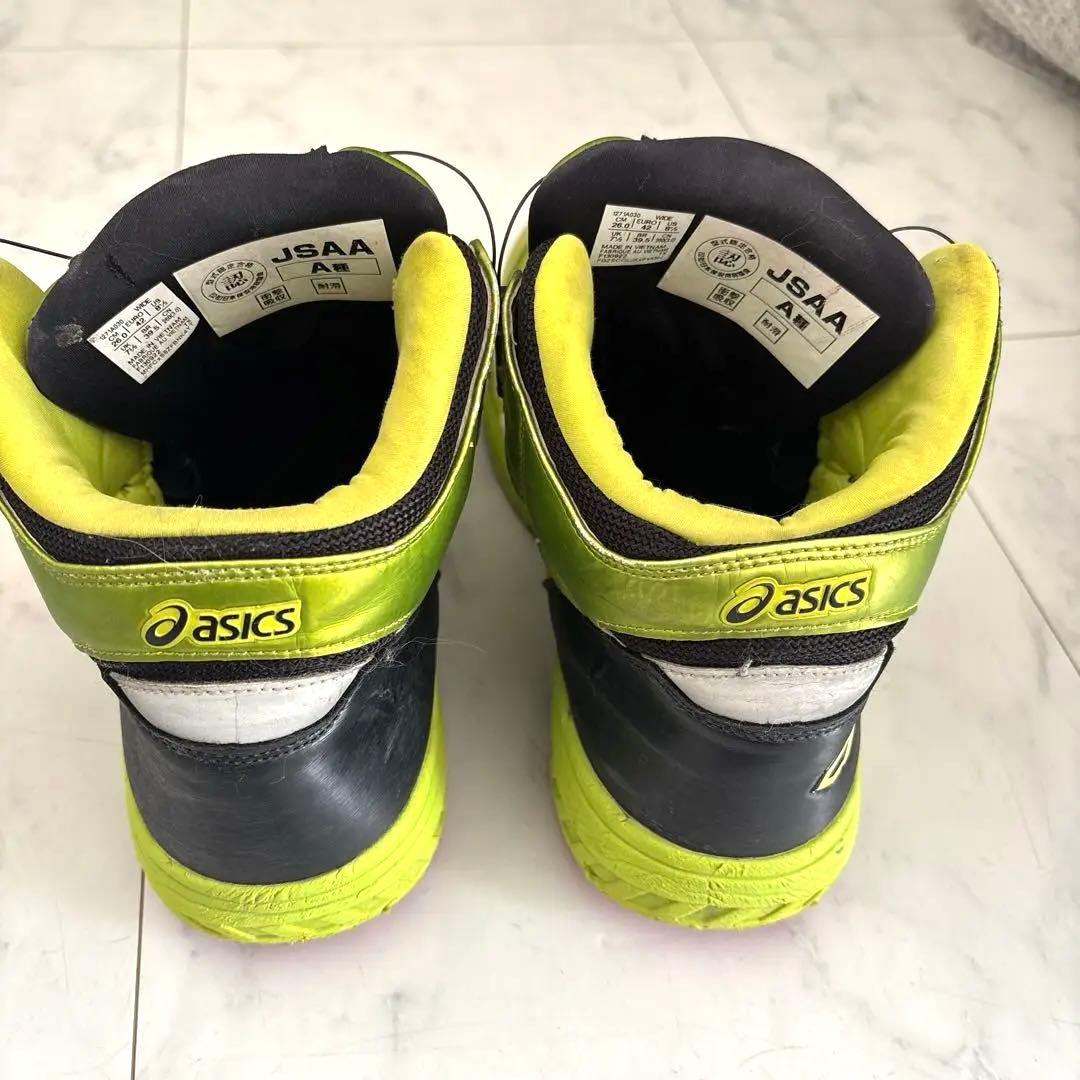 asics安全靴　CP304ネオンライム26.0 たなか様し専用
