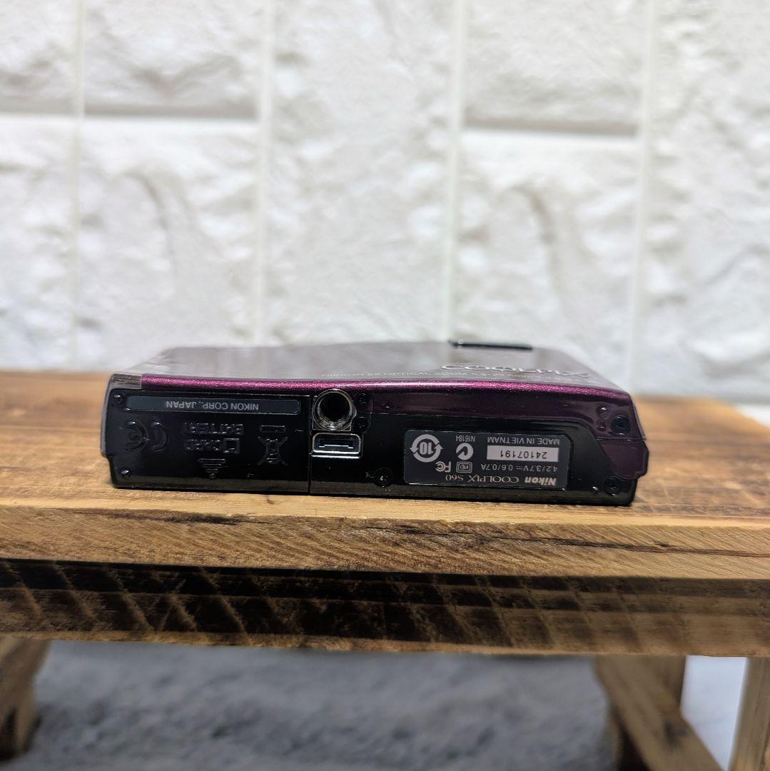 【動作確認済】Nikon COOLPIX S60 クールピクス ワインレッド