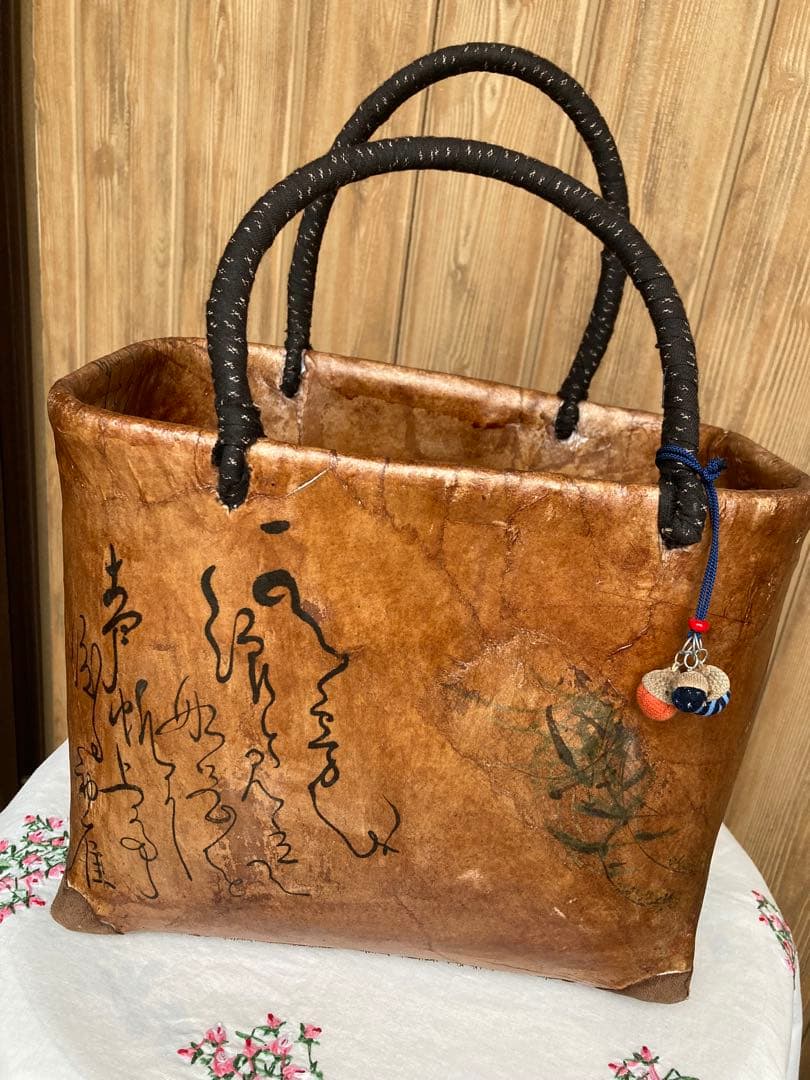 竹籠一閑張り