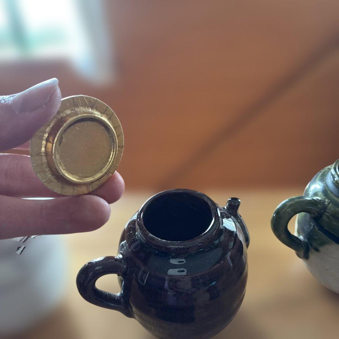 四湯茶入 色彩豊か 手作り茶器セット