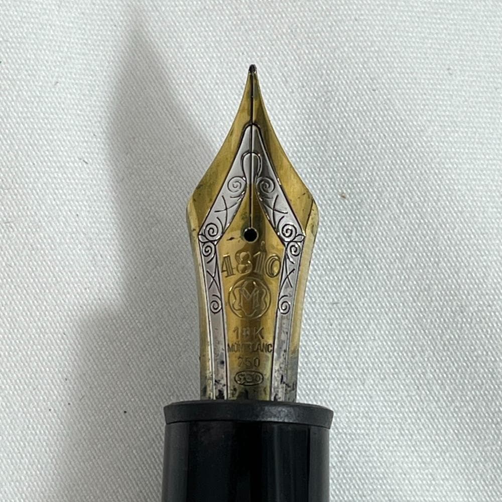 ◆モンブラン万年筆 18K F インク付き 029