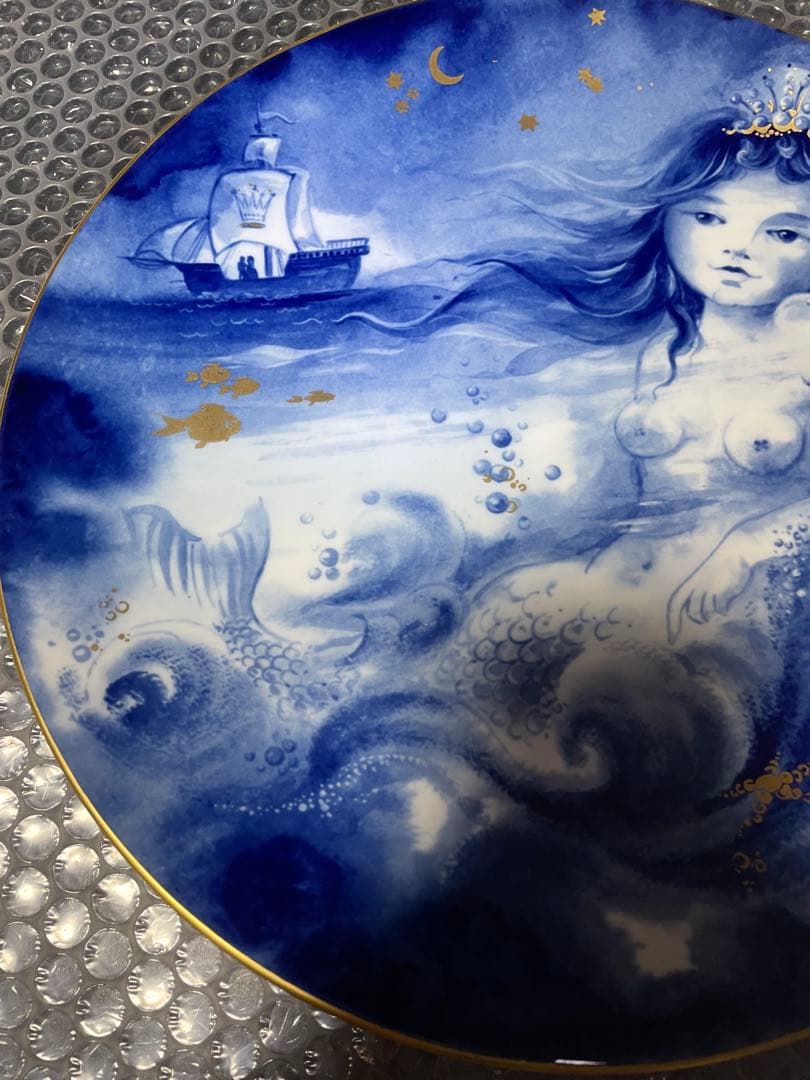 マイセンイヤープレート人魚姫　1863年製