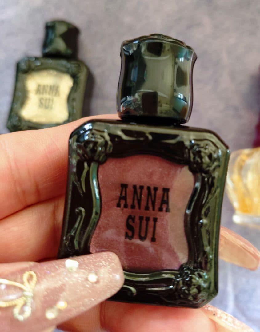 新品♡ANNASUIアナスイ♡ネイル4本・ネイルケアオイル・カラービーズ♡全6点