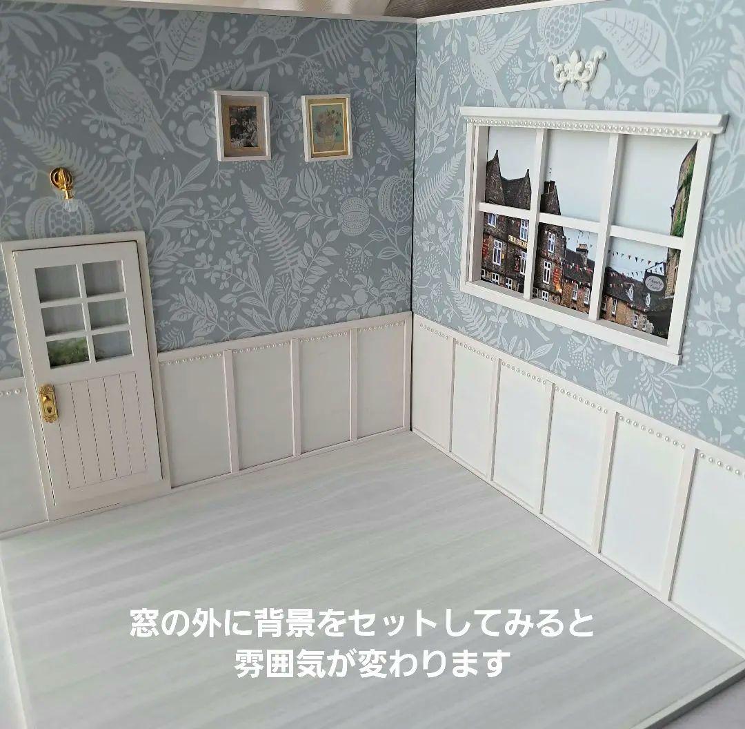 226 ミニチュア 背景ボード ドールハウス