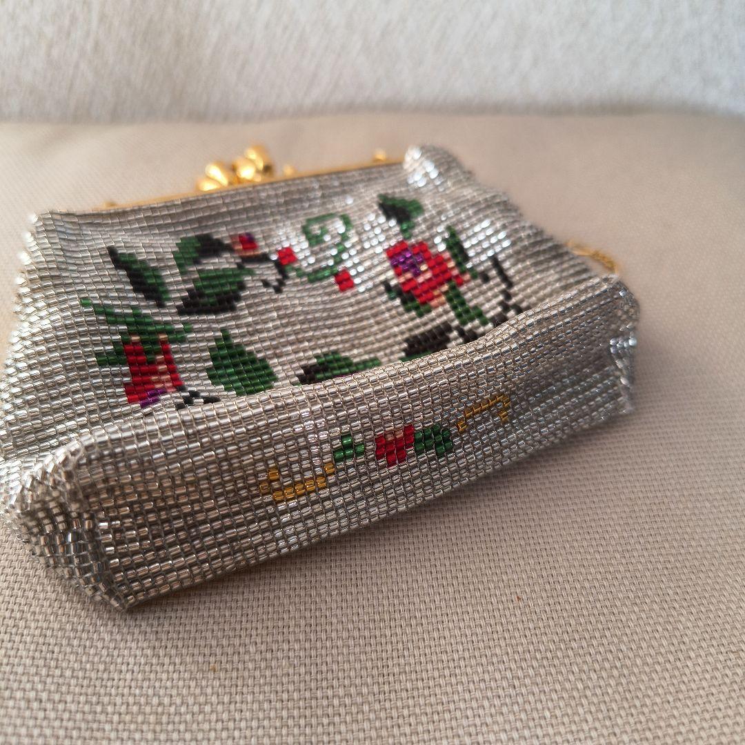 ビーズ織り　ミニミニポーチ