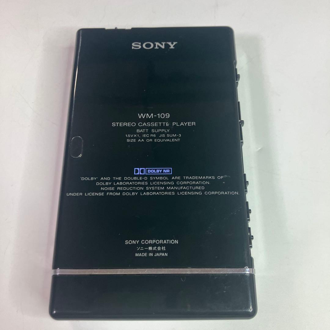 動作品　SONY Walkman WM-109 カセットプレーヤー　ラジオ