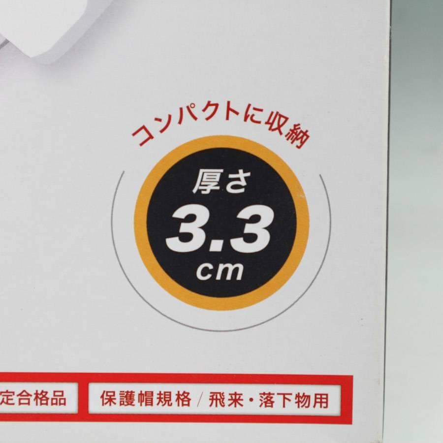 未使用 2セット ミドリ安全 折りたたみ防災ヘルメット Flatmet2 白